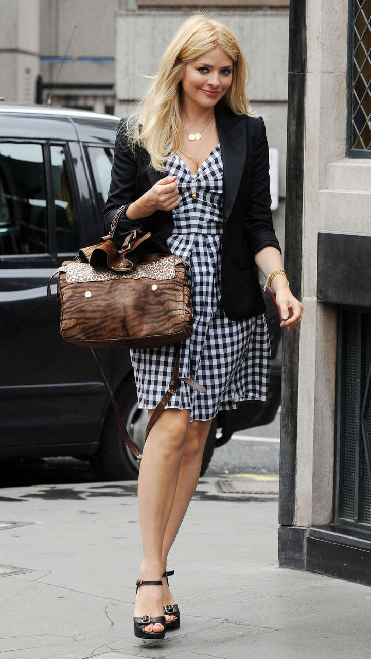 Holly Willoughby Out About London