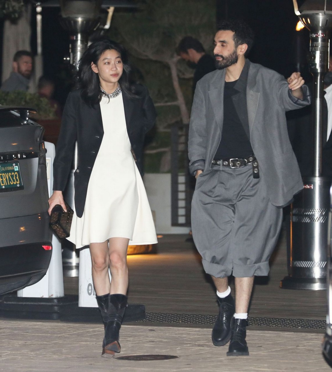Hoyeon Jung Leaves Louis Vuitton Evening Malibu