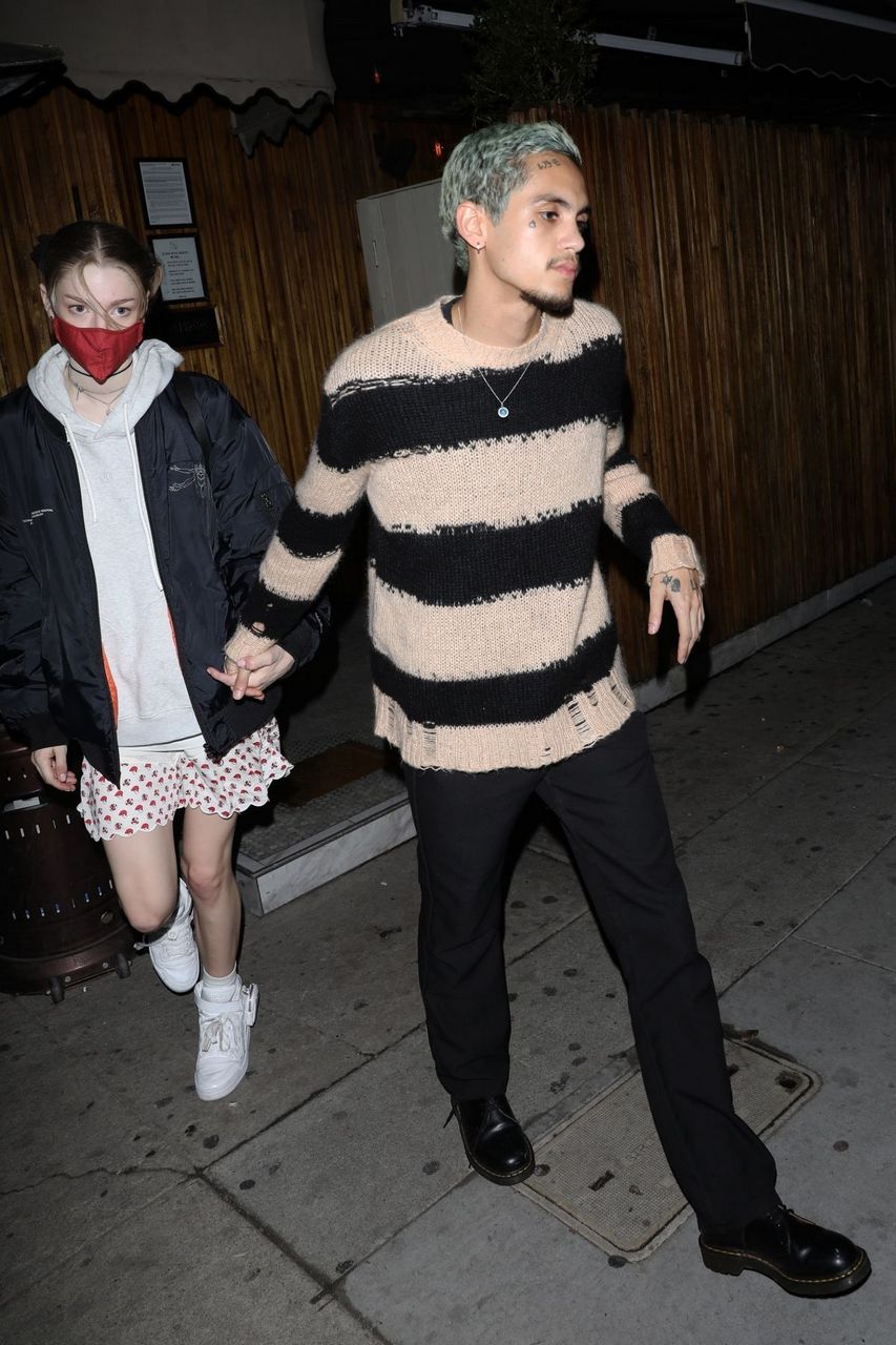 Hunter Schafer And Dominic Fike Leaves Nice Guy West Hollywood