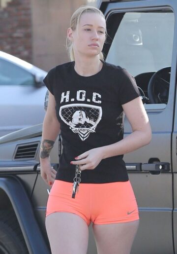 Iggy Azalea Tight Shorts Out About Los Angeles