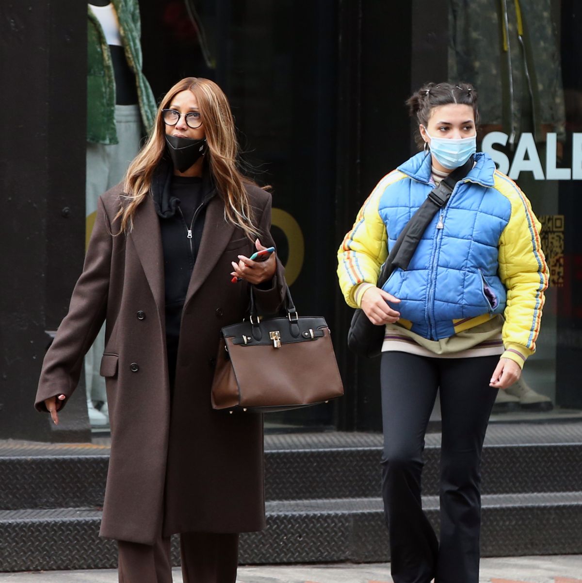 Iman Out Shopping With Her Daughter New York