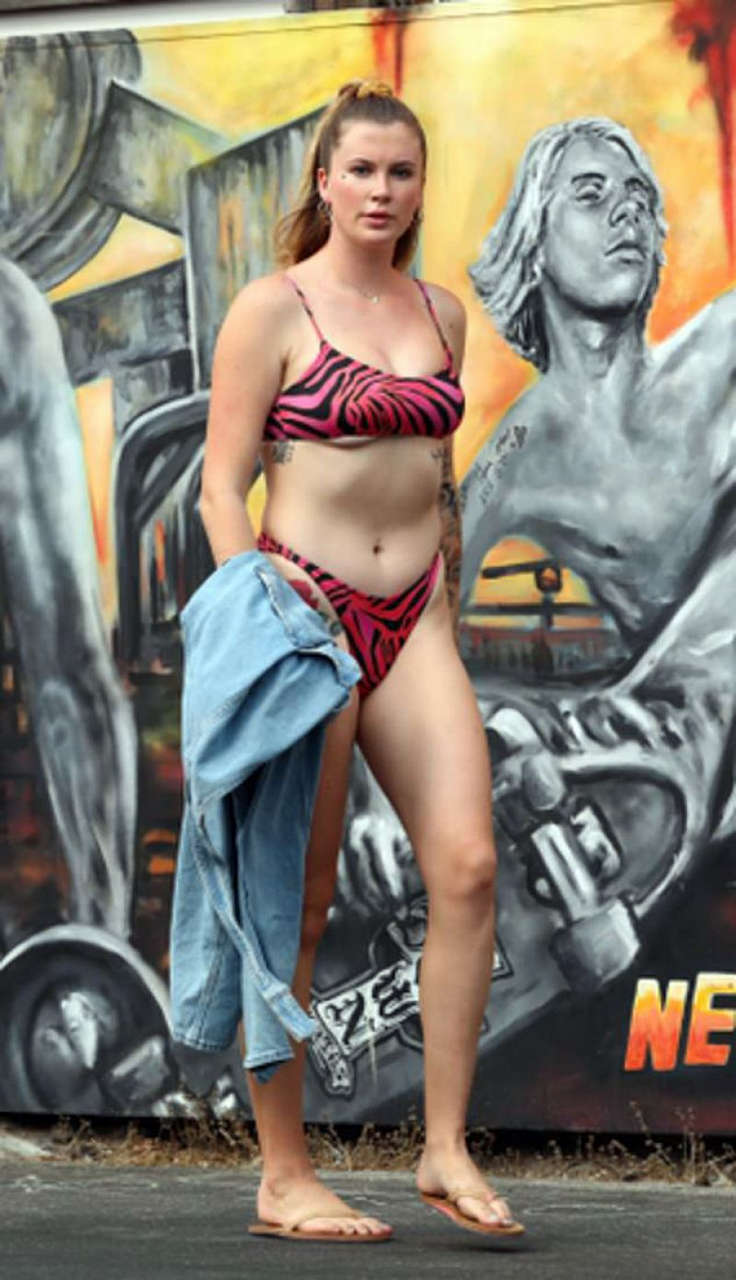 Ireland Baldwin Bikini Out Malibu