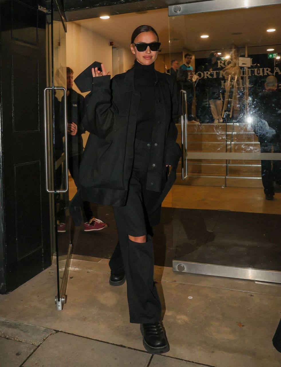 Irina Shayk And Stella Amxwell Leaves Richard Quinn Fashion Show London