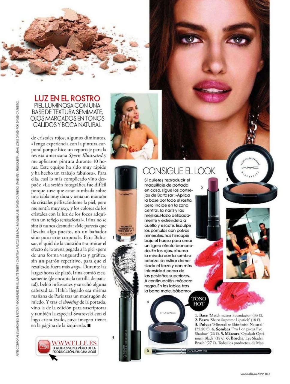 Irina Shayk Hot For Elle Magazine
