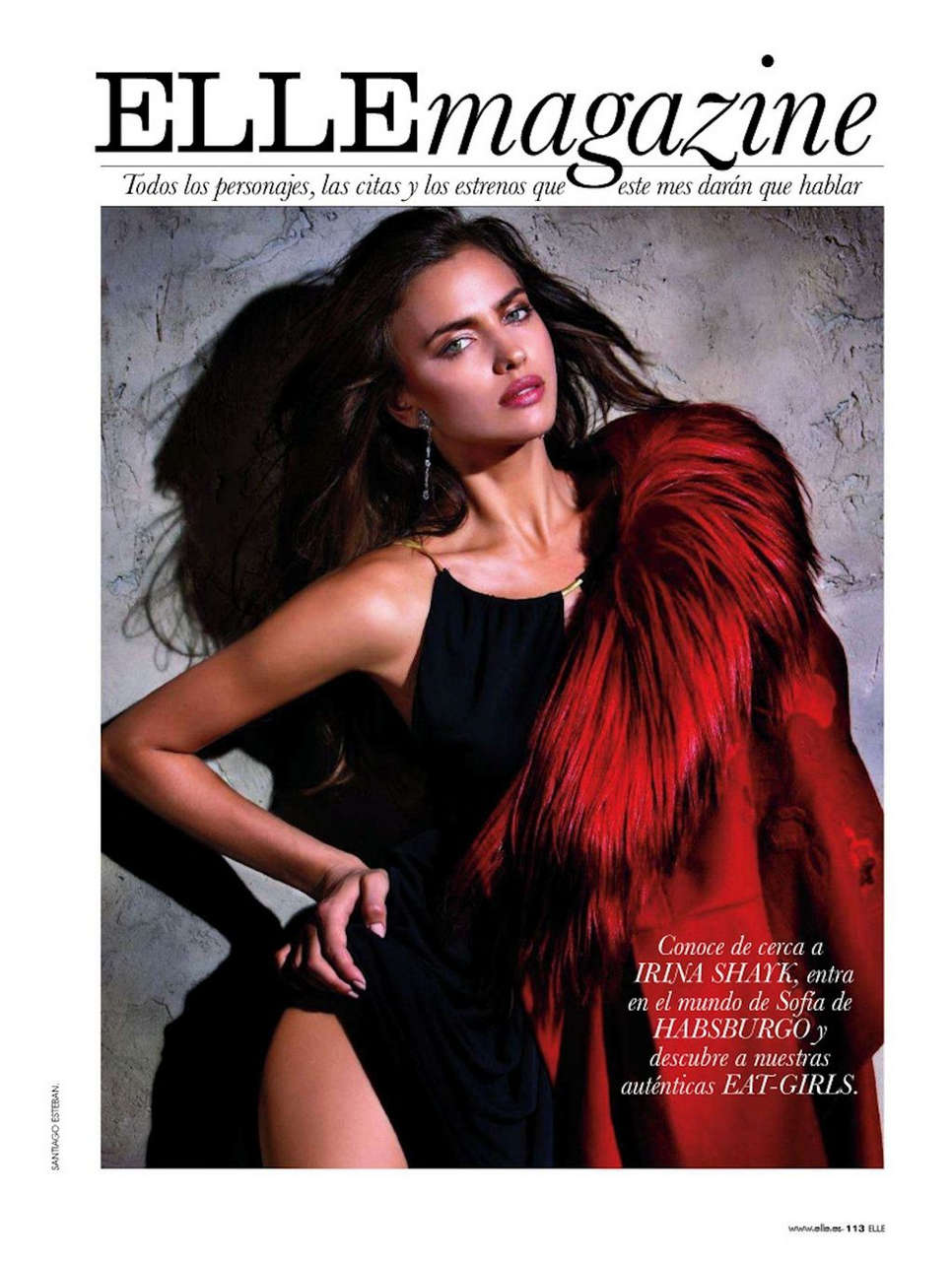 Irina Shayk Hot For Elle Magazine