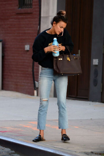 Irina Shayk Jeans Out New York