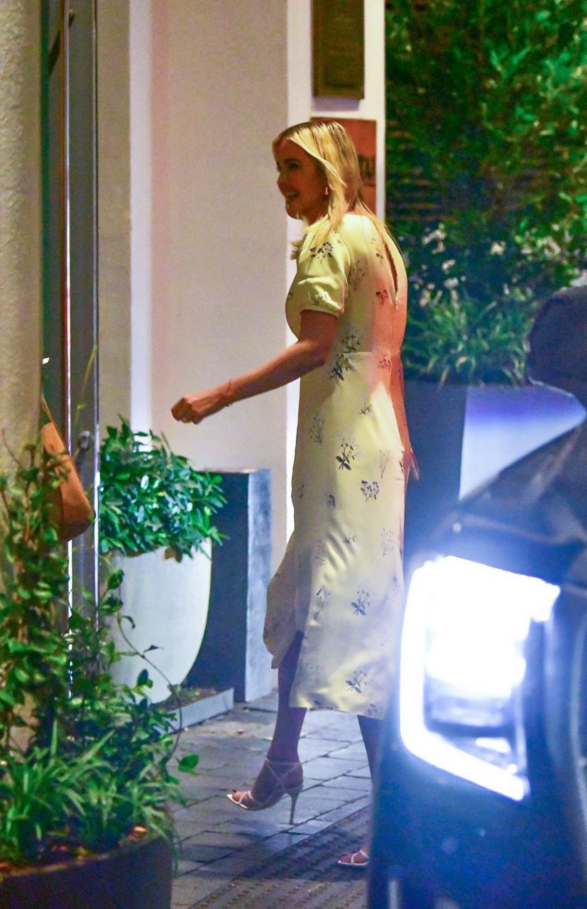 Ivanka Trump Out For Dinner Setai Hotel Miami Beach