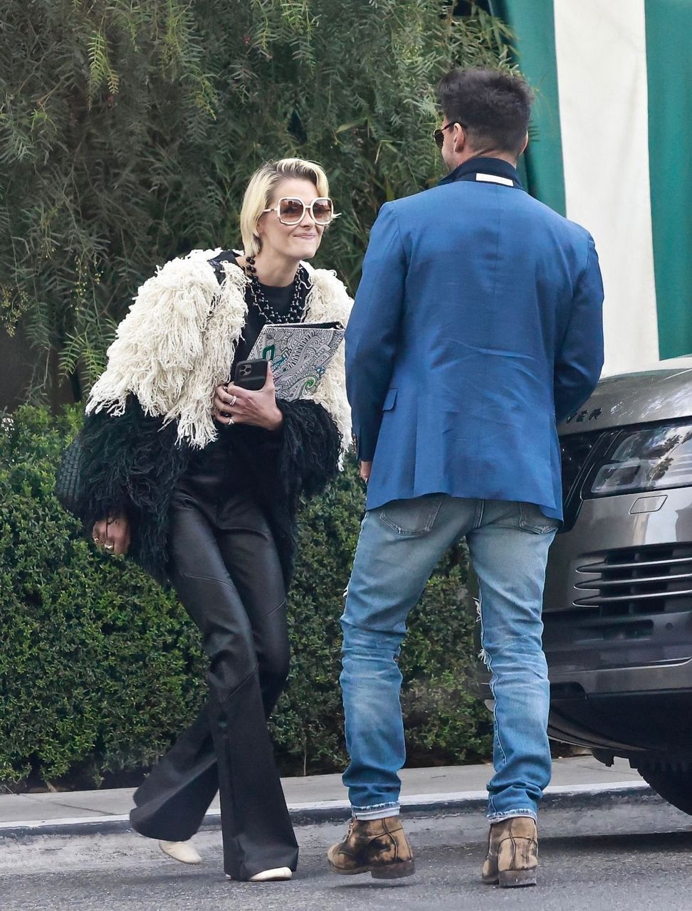 Jaime King And Evan Rossat San Vicente Bungalows West Hollywood