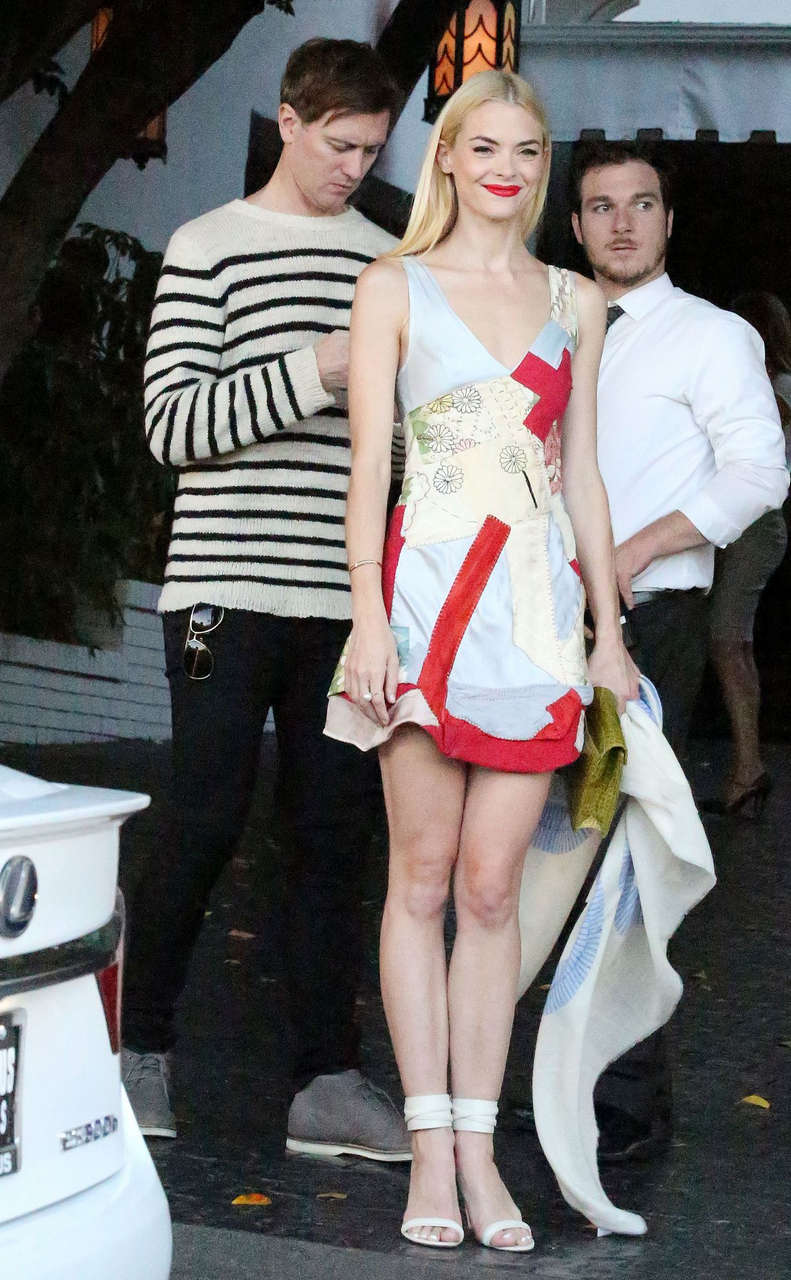 Jaime King Leaves Chateau Marmont West Hollywood
