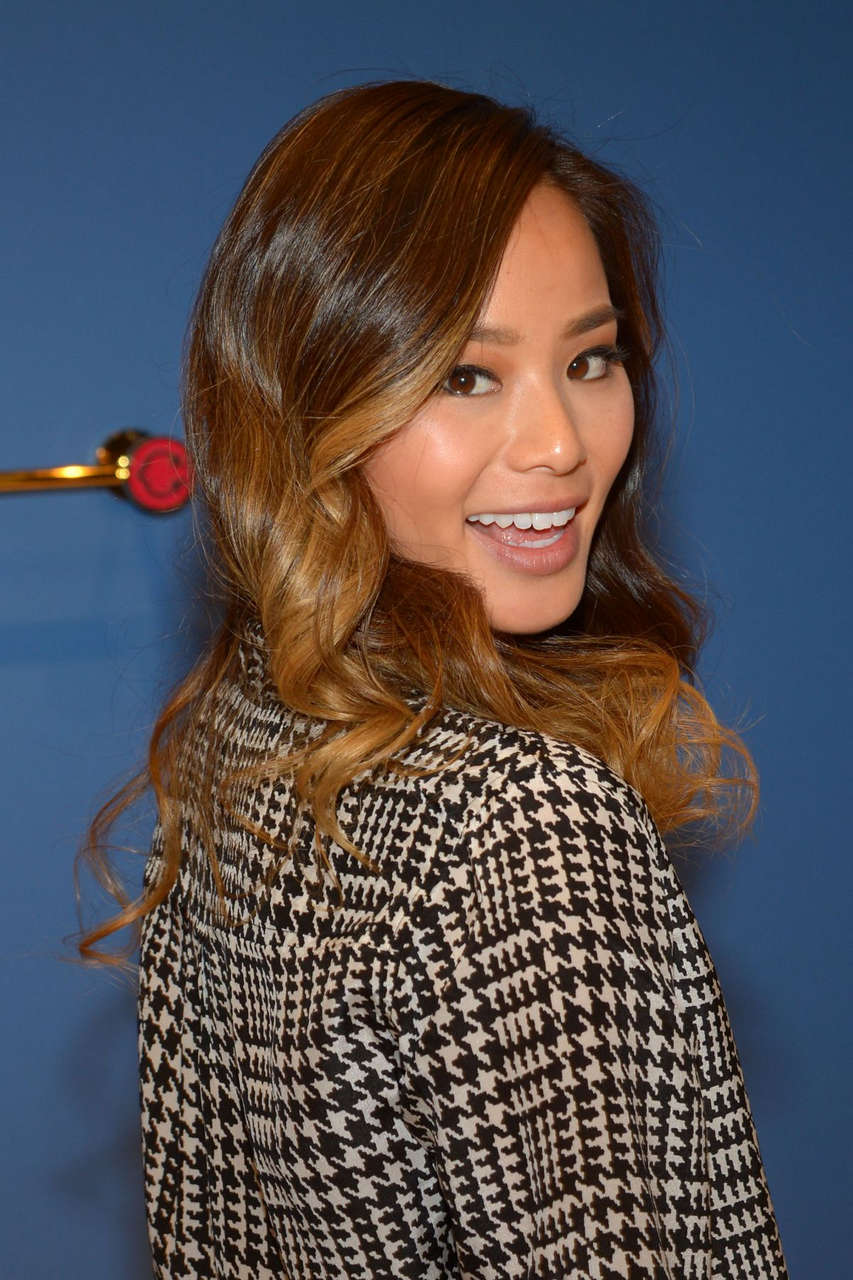 Jamie Chung Checks Out New Denim Collection New York