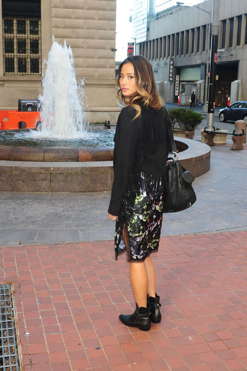 Jamie Chung Out About New York