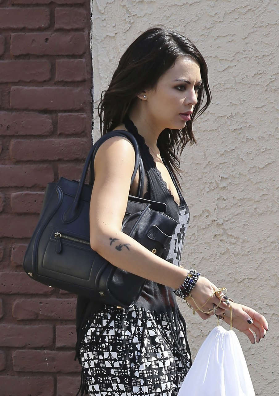 Janel Parrish Arrives Dancing With Stars Rehearsal Los Angeles