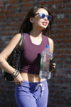 Janel Parrish Arrives Dwts Rehearsals Los Angeles