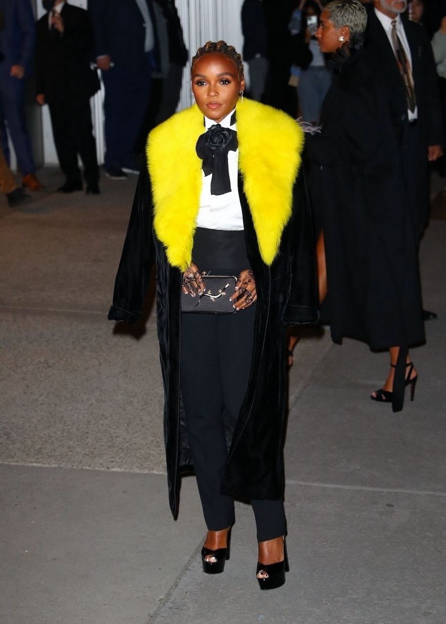 Janelle Monae Arrives Ralph Lauren Fashion Show New York