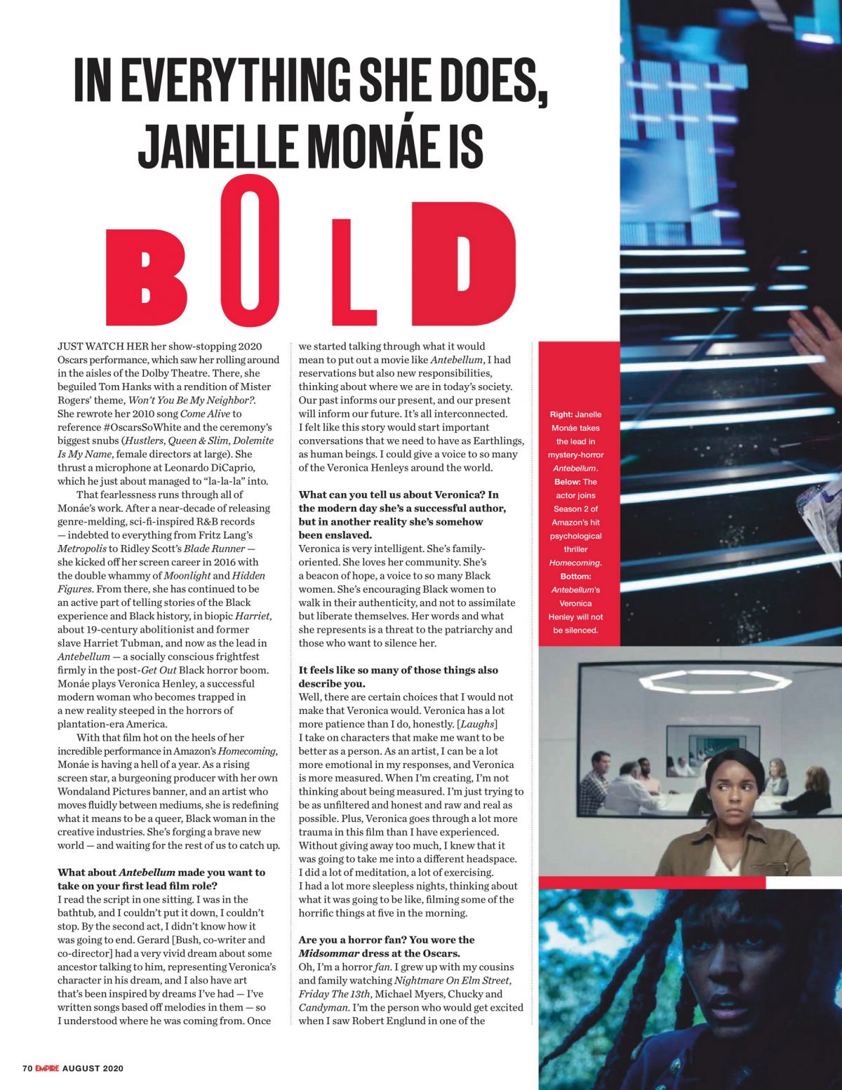 Janelle Monae Empire Magazine Australia August
