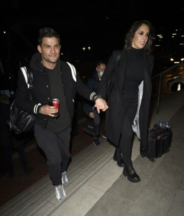 Janette Manrara Arrives Her Hotel Manchester