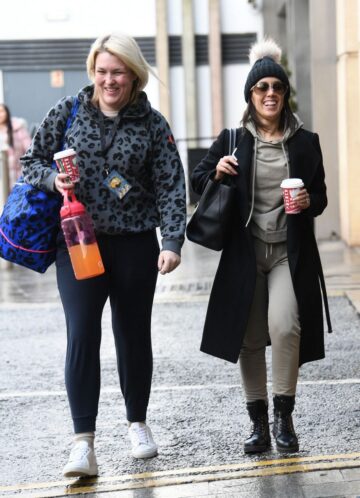 Janette Manrara Heading To Strictly Come Dancing Rehearsals Birmingham