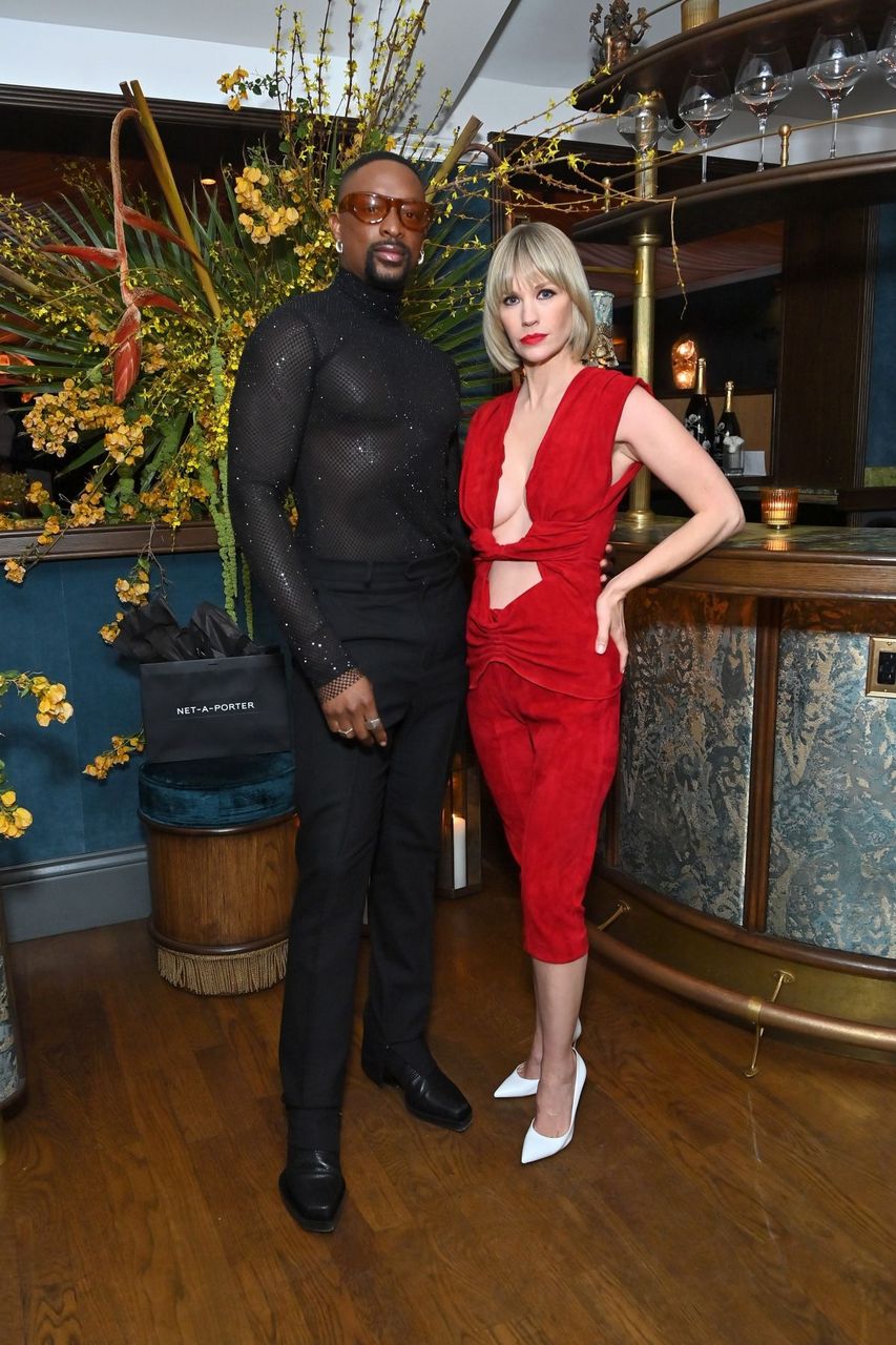 January Jones Net Porter And Laquan Smith Host An Intimate Dinner Los Angeles