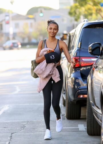 Jasmine Tookes Leaves Gym Session Los Angeles