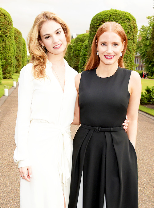 Jchastainsource Jessica Chastain And Lily James