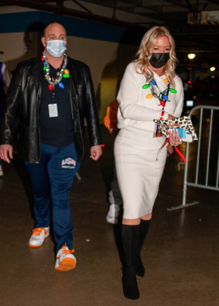 Jeanie Buss Arrives Lakers Game Crypto Com Arena Los Angeles