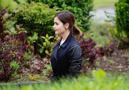 Jenna Coleman Seen Filming Doctor Who Series 9 In