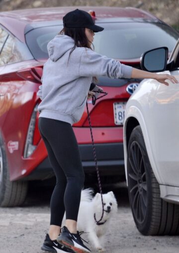 Jenna Dewan Out Hiking With Her Dog Santa Monica