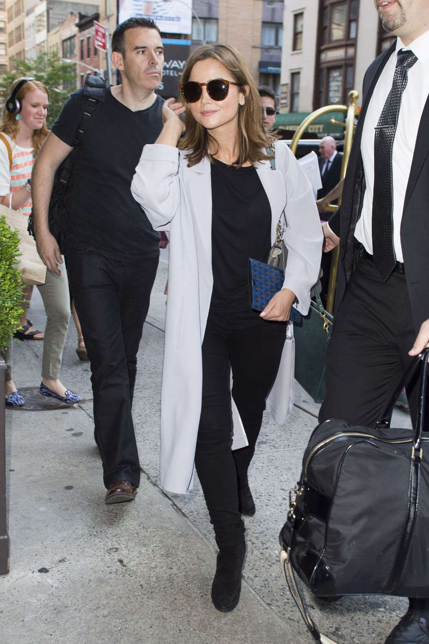 Jenna Louise Coleman Out About New York