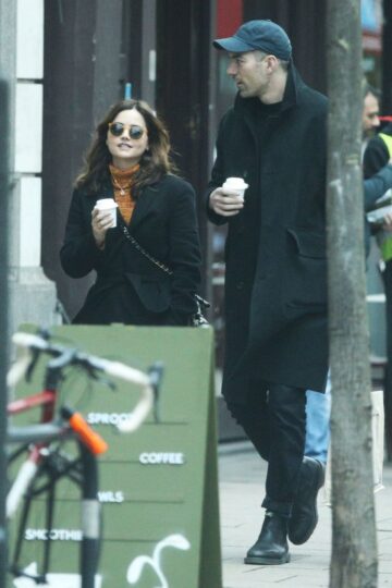 Jenna Louise Coleman Out For Coffee London