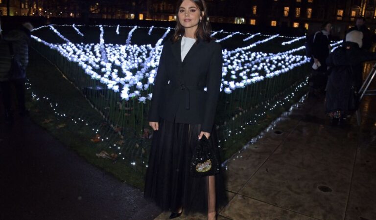 Jenna Louise Coleman Royal Marsden Cancer Charity S Ever After Garden Launch Event London (7 photos)