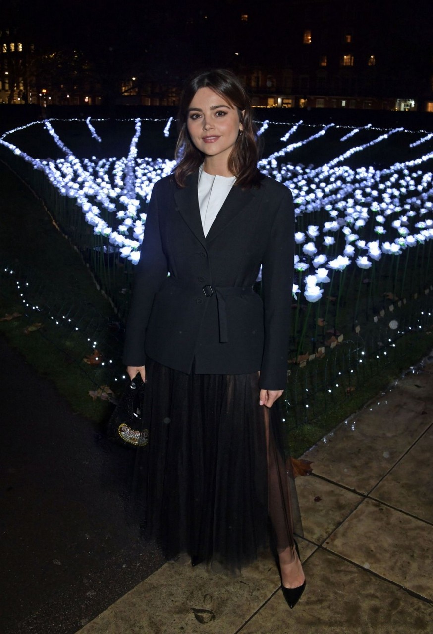 Jenna Louise Coleman Royal Marsden Cancer Charity S Ever After Garden Launch Event London