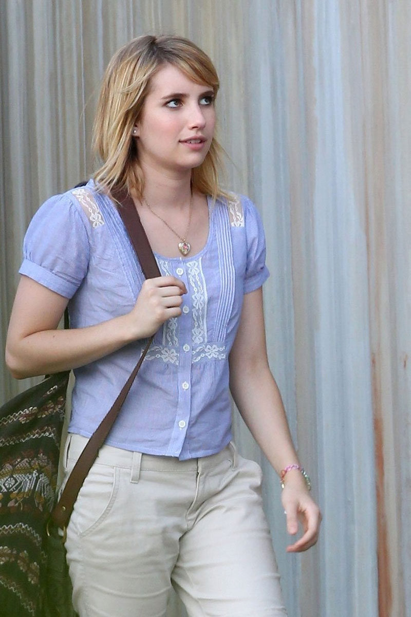 Jennifer Aniston Emma Roberts Set Were Millers Wilmington