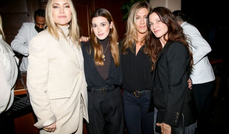 Jennifer Aniston Moose Knuckles X Jennifer Meyer Launch West Hollywood (4 photos)