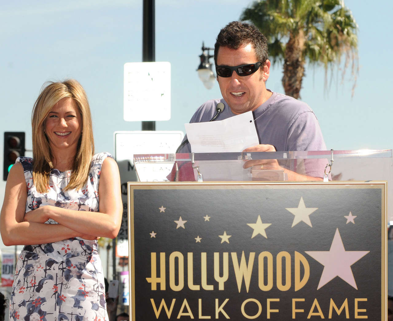 Jennifer Aniston Receives Her Star Hollywood Walk Fame