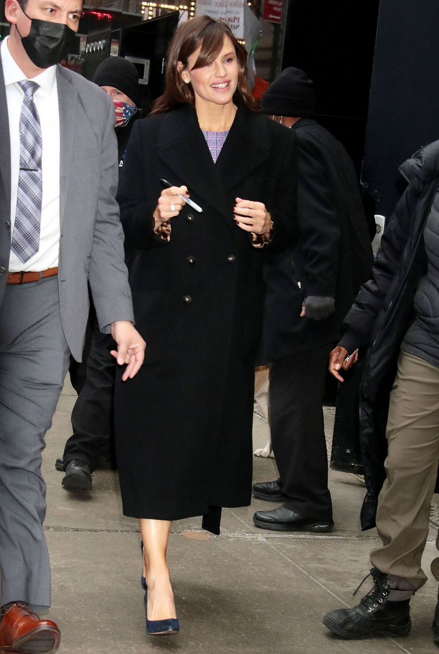 Jennifer Garner Arrives Gma Studios New York