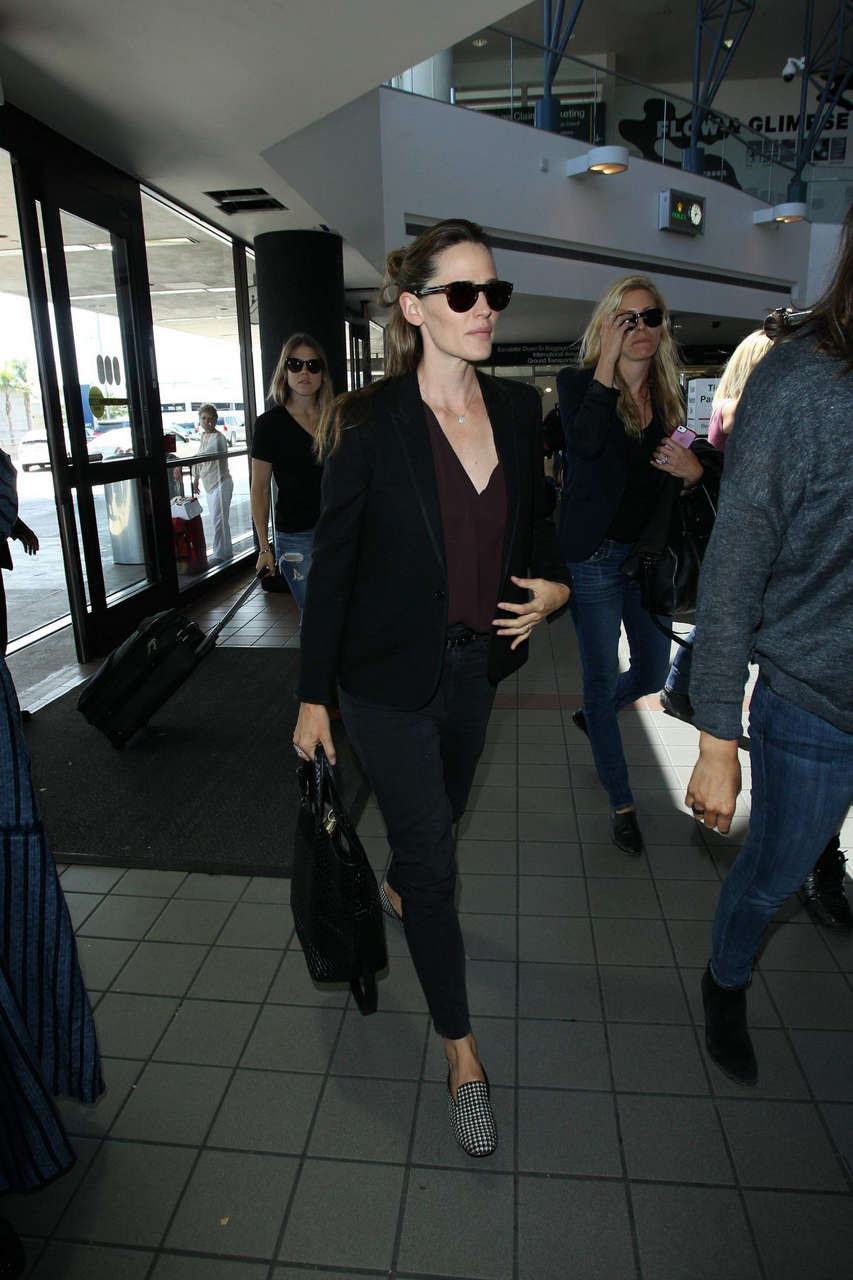 Jennifer Garner Arrives Lax Airport Los Angeles