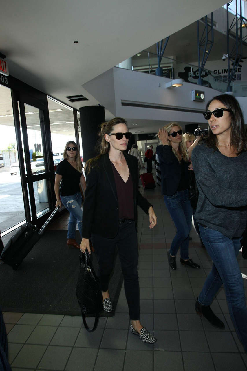 Jennifer Garner Arrives Lax Airport Los Angeles