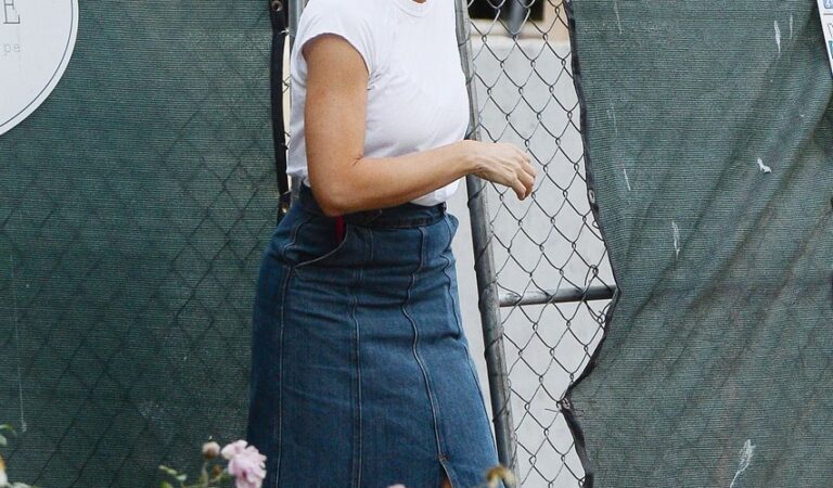 Jennifer Garner Checking Construction Her New Home Los Angeles (7 photos)