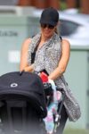 Jennifer Hawkins Out With Her Baby Sydney