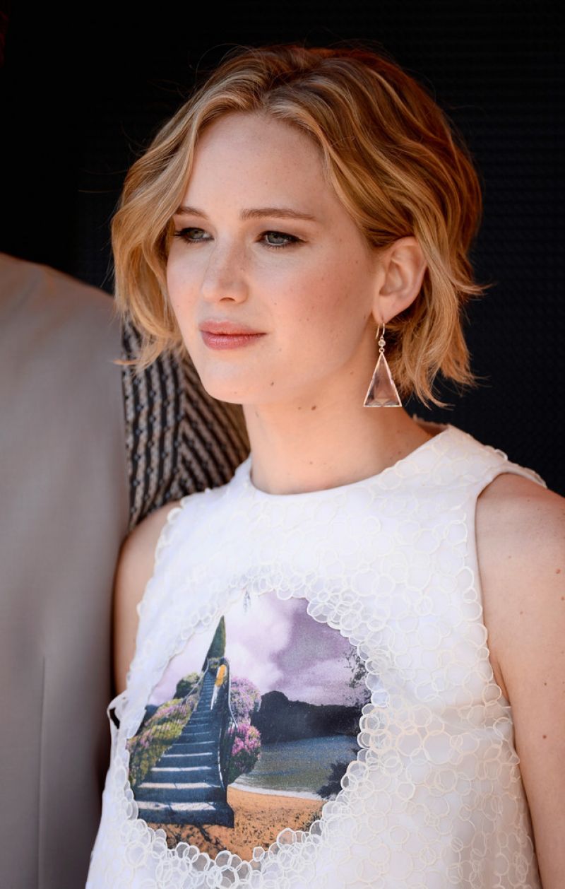 Jennifer Lawrence Hunger Games Mockingjay Part 1 Photocall Cannes