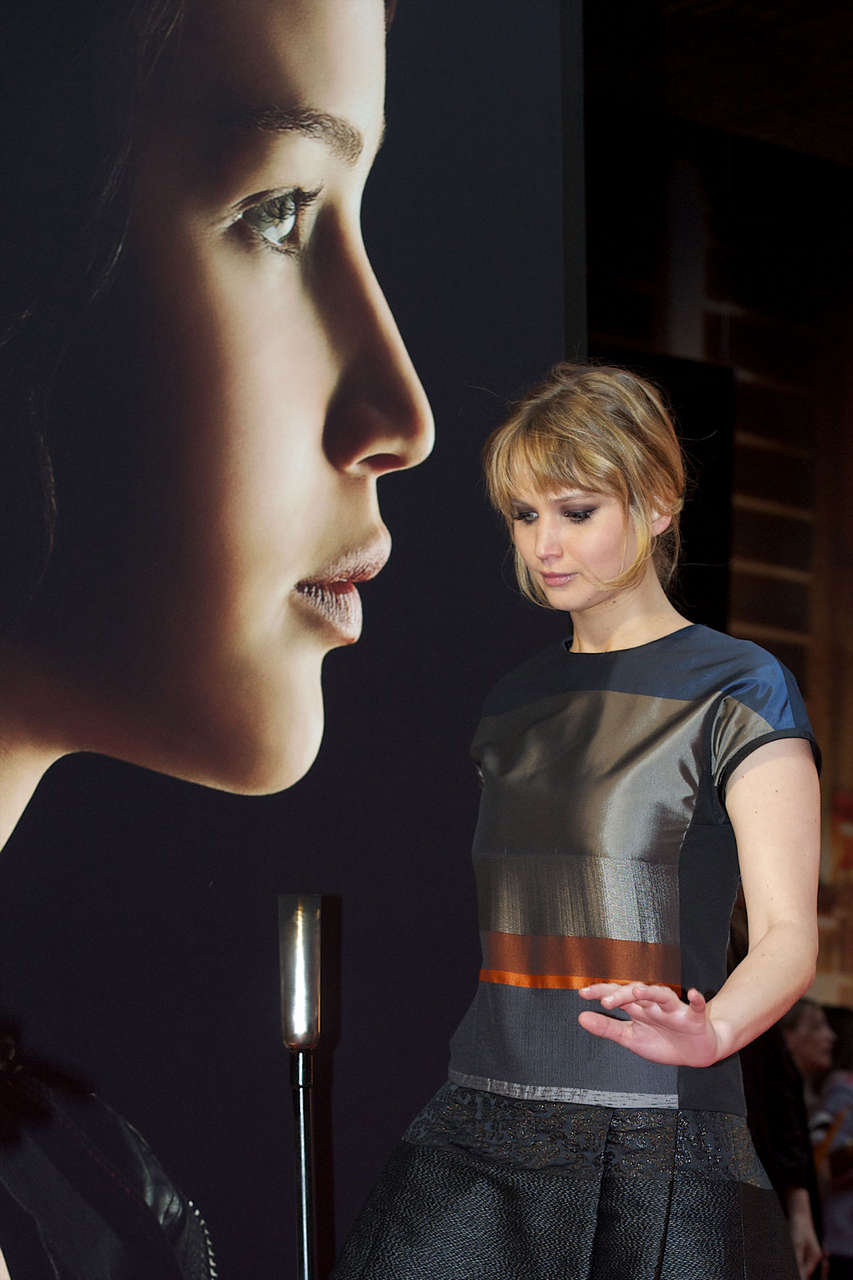 Jennifer Lawrence Hunger Games Premiere Madrid