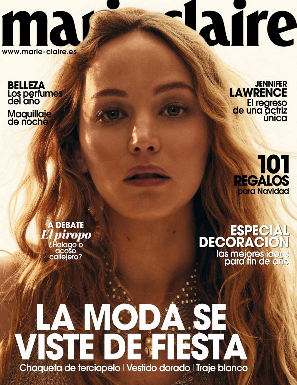 Jennifer Lawrence Marie Claire Magazine Spain December