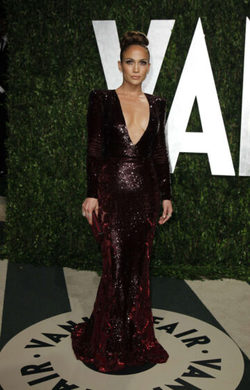 Jennifer Lopez 2012 Vanity Fair Oscar Party Sunset Tower