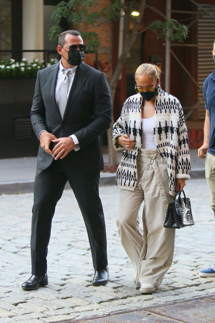 Jennifer Lopez Alex Rodriguez Out New York