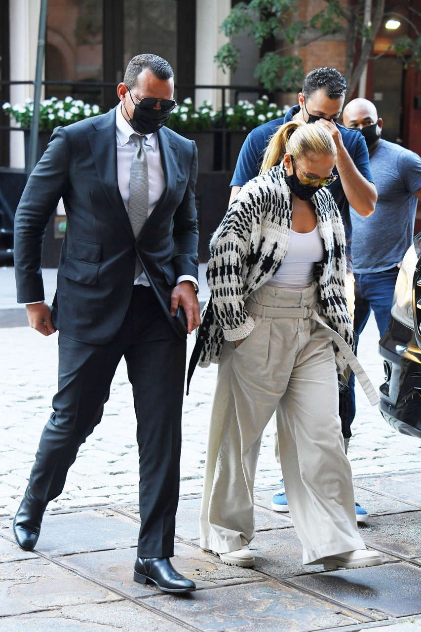 Jennifer Lopez Alex Rodriguez Out New York