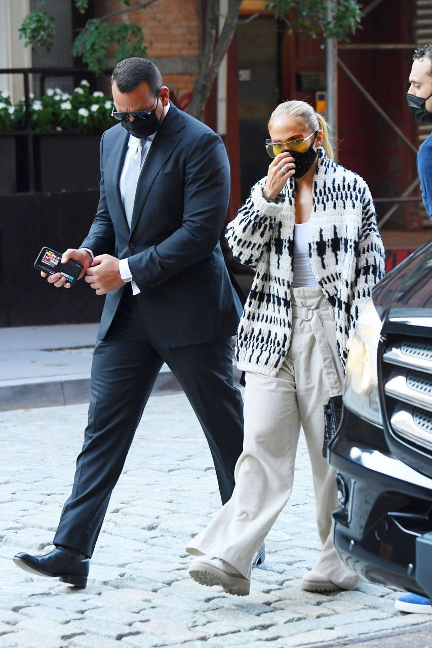 Jennifer Lopez Alex Rodriguez Out New York