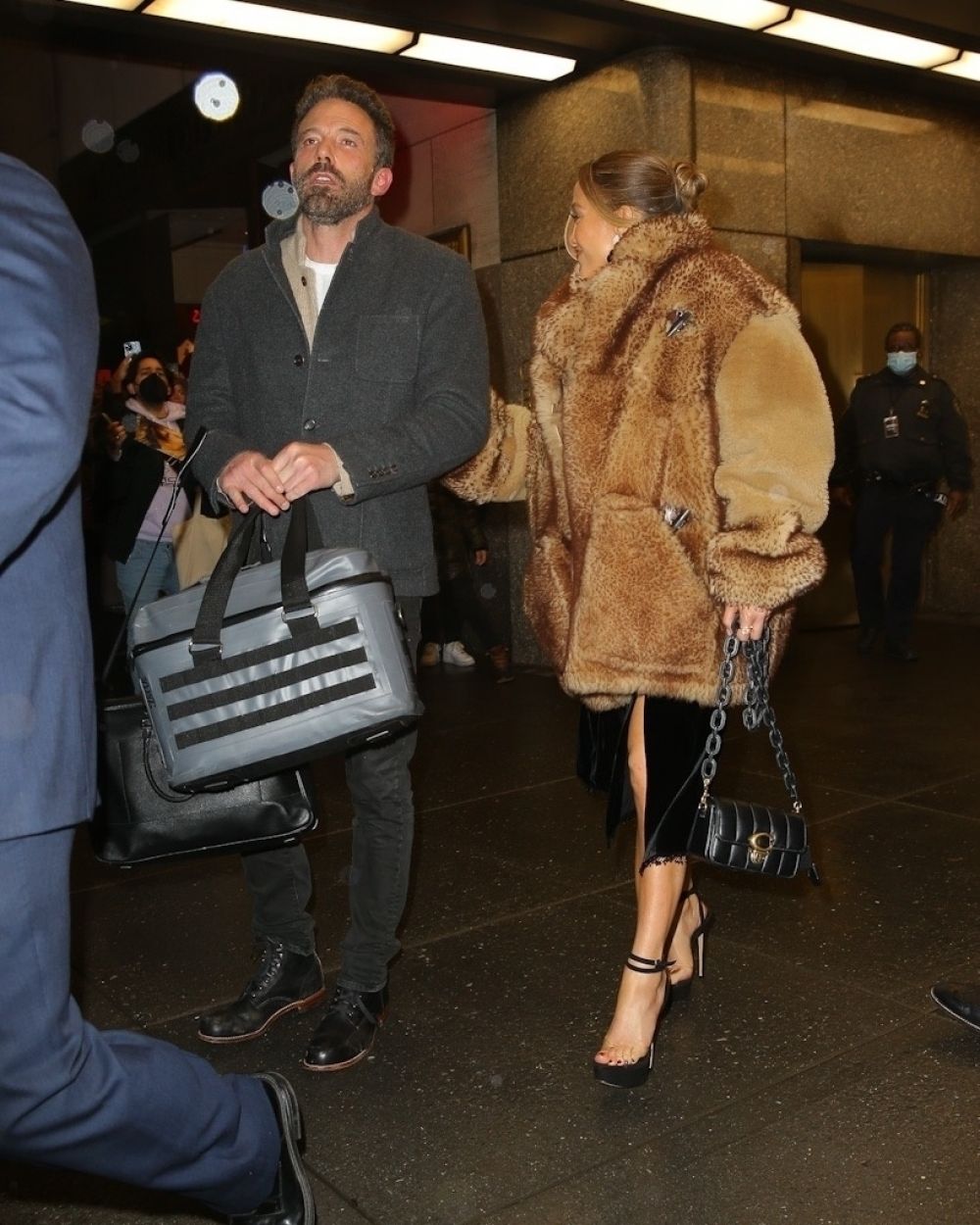 Jennifer Lopez And Ben Affleck Leaves Nbc Studios New York