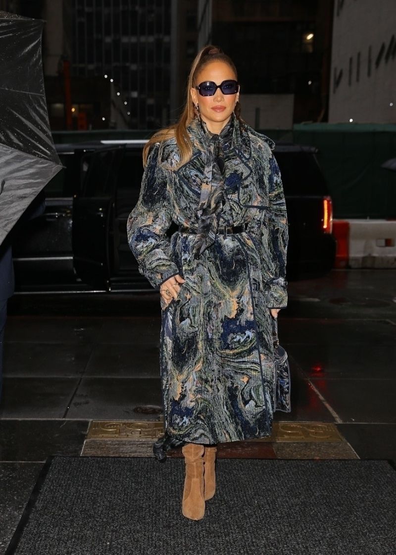 Jennifer Lopez Arrives Today Show New York