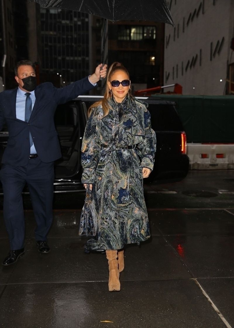 Jennifer Lopez Arrives Today Show New York