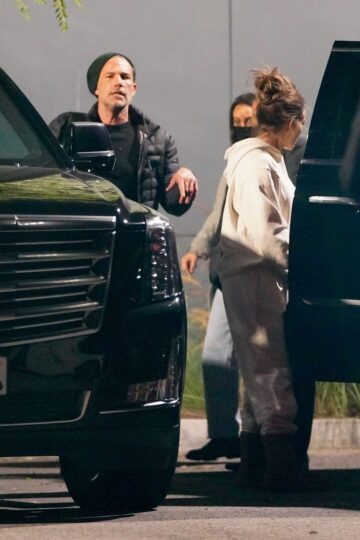 Jennifer Lopez Ben Affleck Touching Down Private Jet Los Angeles